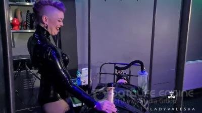 Lady Valeska FemDom - Milking and Ruining the Gimp [FullHD 1920P]